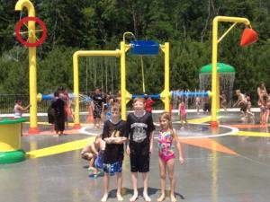 The kids love the splash pad at the East Athens Community Park! 